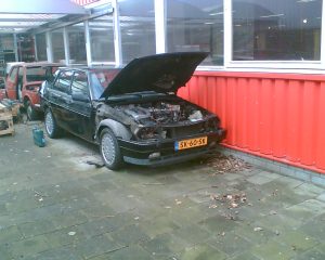10demontage koplampen en grill